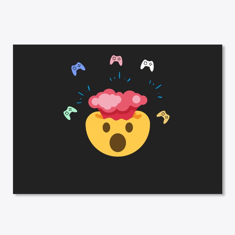 surprised face love video games T-shirt.