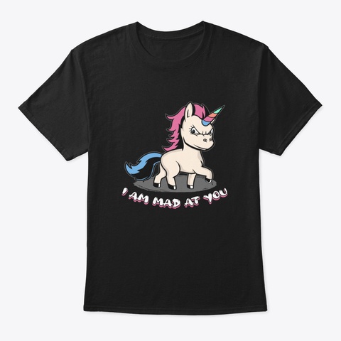 Mad Unicorn Gpawy Black T-Shirt Front