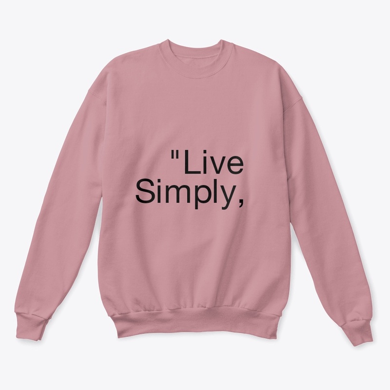 Live Simply printed hoodies 