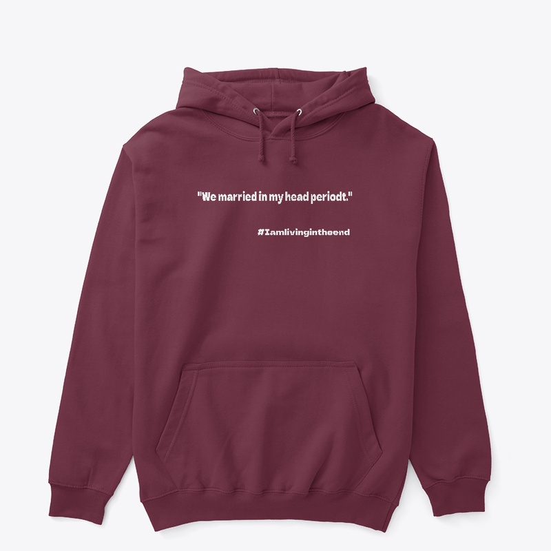 We married in my head (white letter)