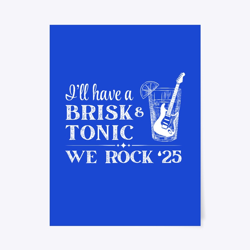We Rock 25 - White Print