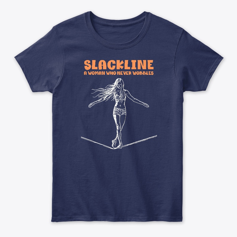Slackline a woman who never wobbles