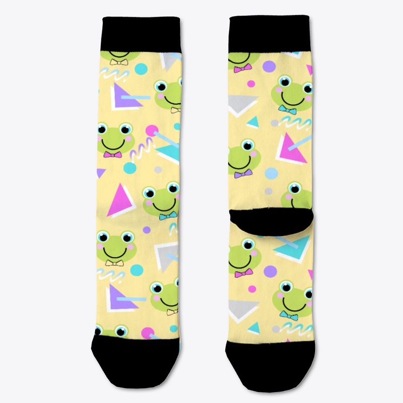 Little Yellow Retro Frog