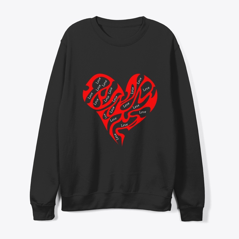 Heart Love Graphic –Premium Comfortable 