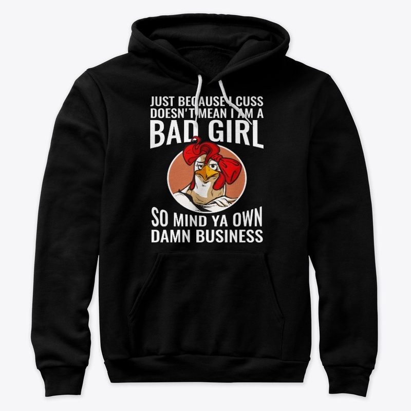 Funny Rooster Lover Gift Cuss Not Mean