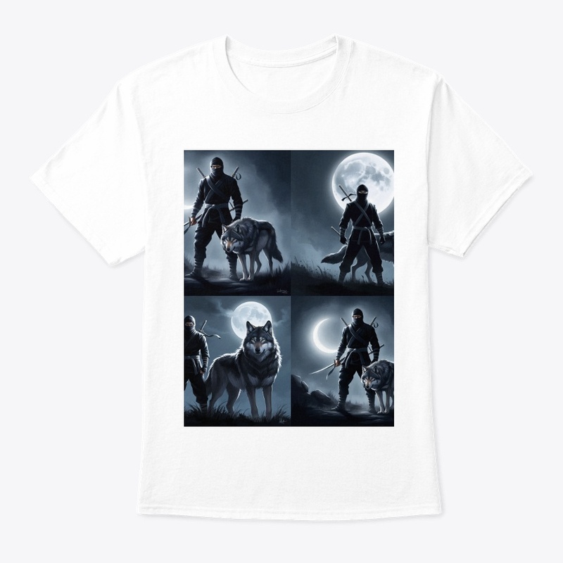 Men's Ninja Graphic Printed T-shirt