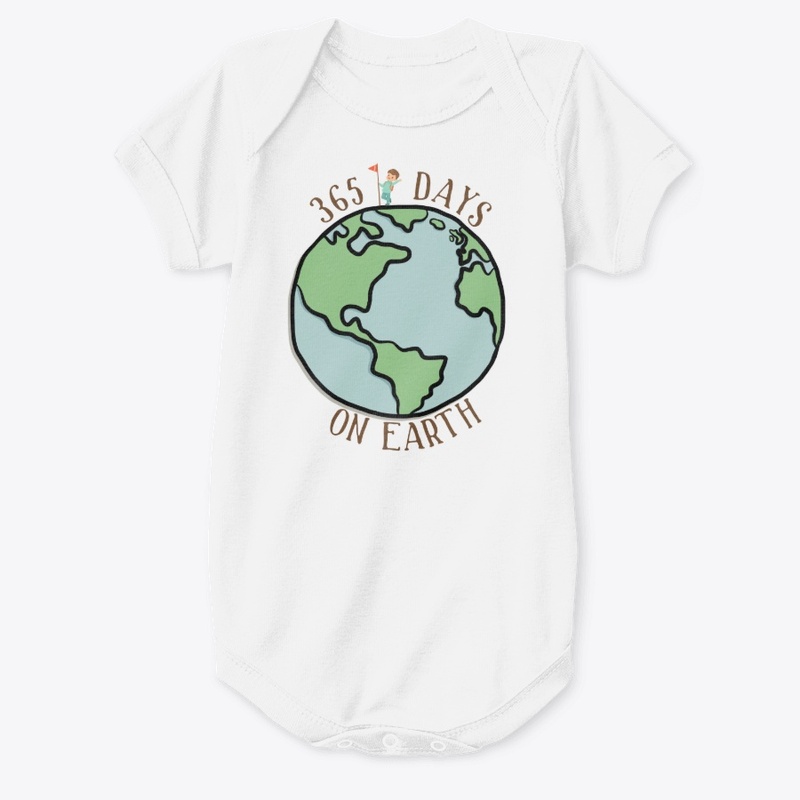 1 Year Old - 365 Days on Earth Onesie