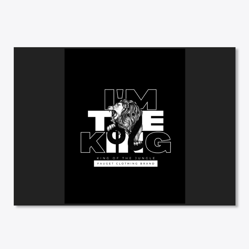 I Am The King Lion HD-Graphics T-shirt