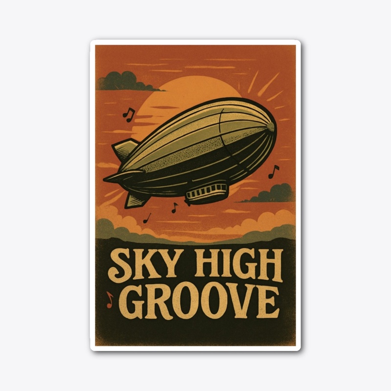 Sky High Groove Blimp Tee
