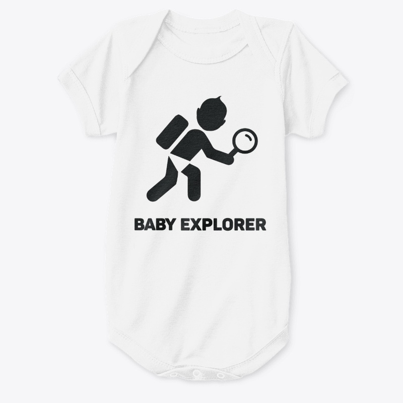 Short Sleeve Baby Bodysuit - Explorer