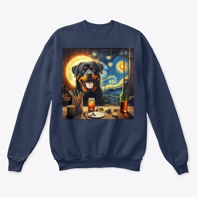 Rottweiler's Starry Night