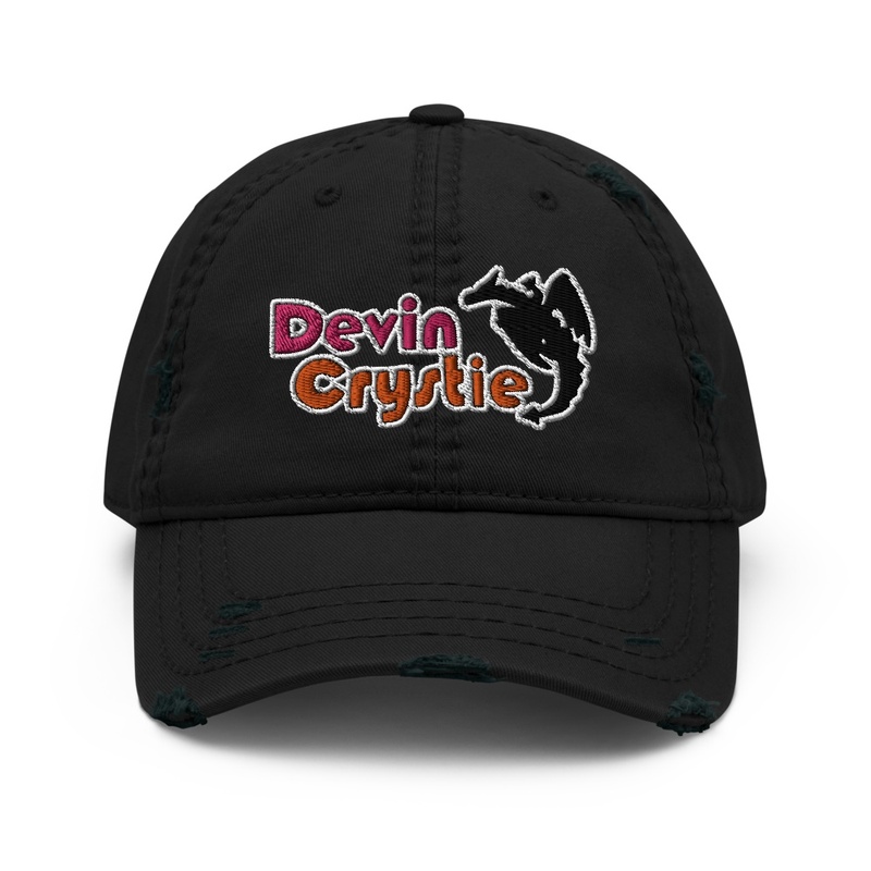 Classic DevinCrystie Logo Distressed Cap