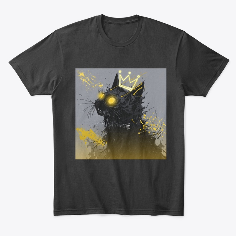 King Kat (Abstract Gold)
