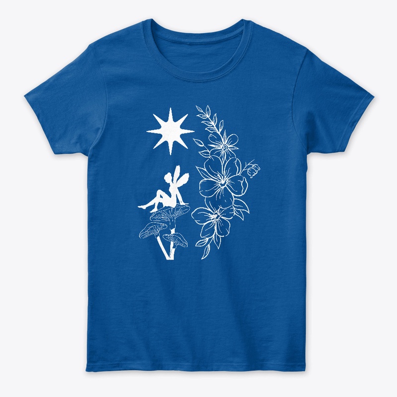 Mushroom Fairy Flower Star T-Shirt