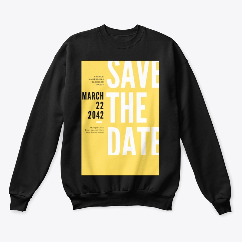 save the date premium t-shirt design