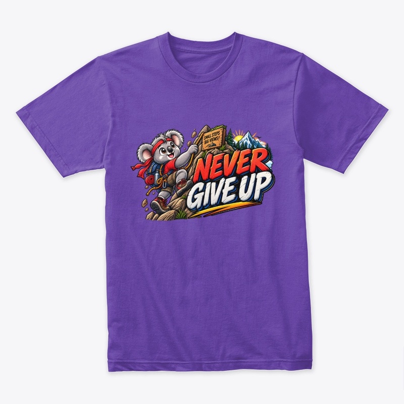 Never Give Up – Funny Koala Climber 
