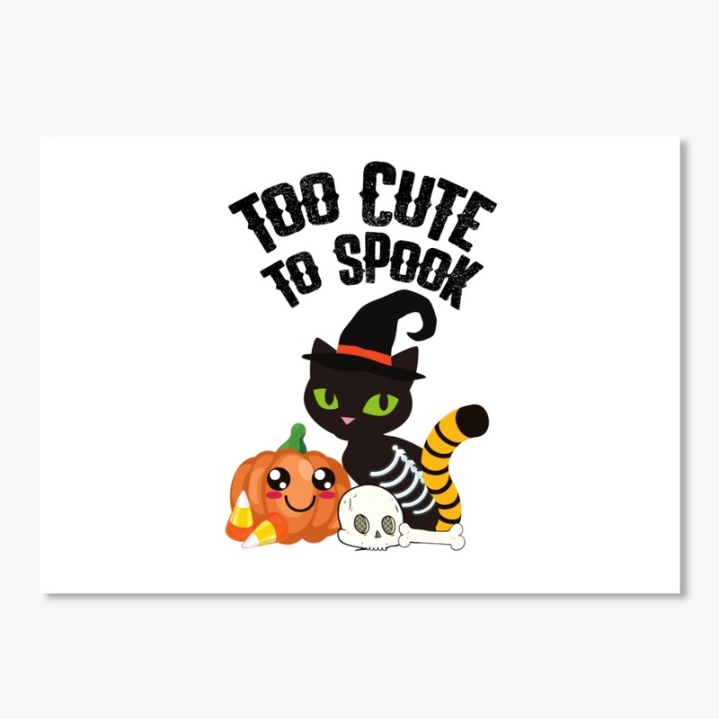 Cute Halloween Pumpkin Black Cat