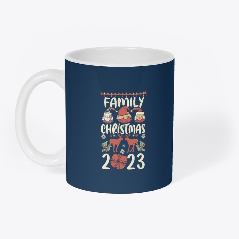 Family christma 2023 t shirt design