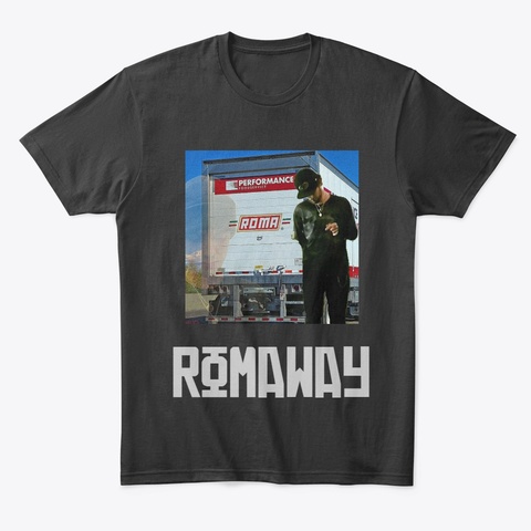 Romaway Black T-Shirt Front