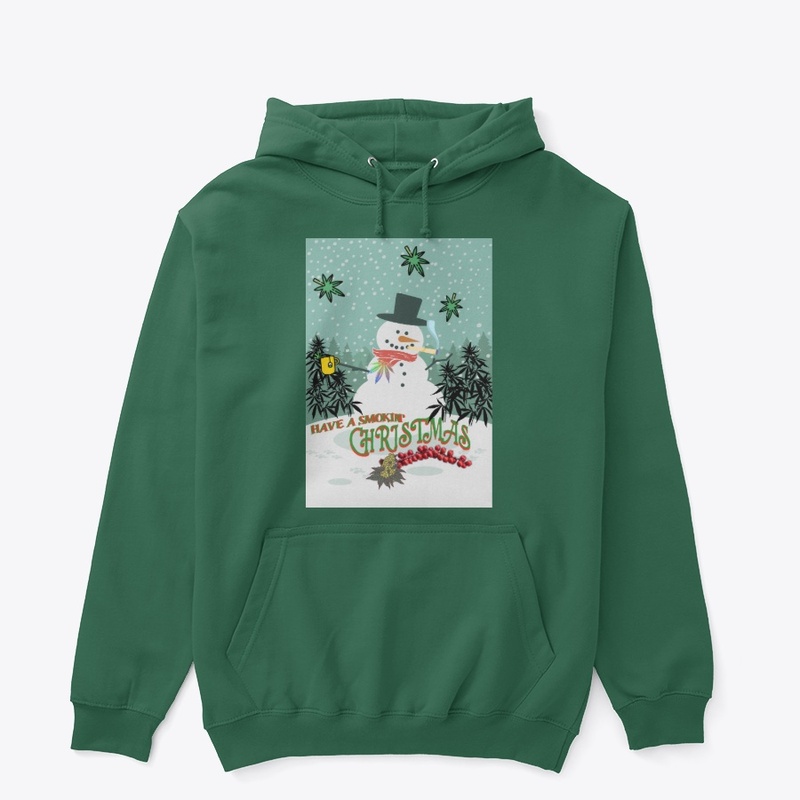 Have a Smokin' Christmas with snowman