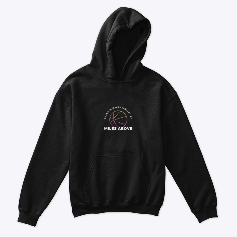 Miles Above Basketball Kids Hoodie
