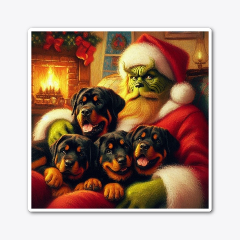 Rottweiler's Christmas Eve