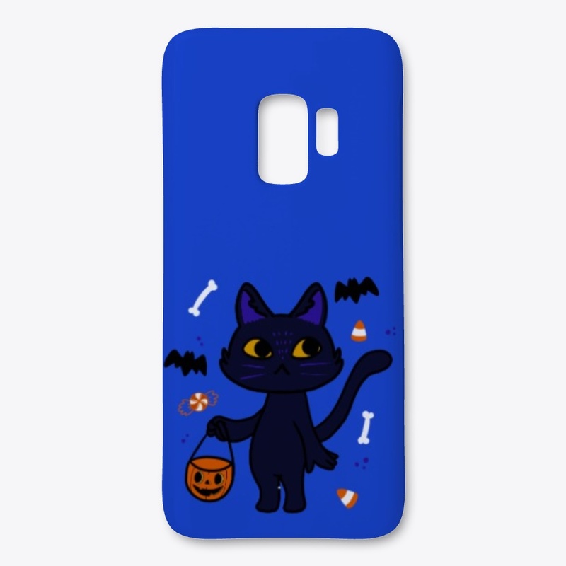 Simple Black Cat Trick or Treating 