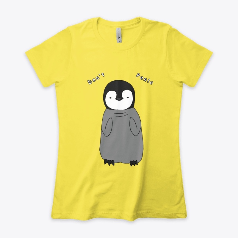 Don't Panic - Cute Baby Penguin Design