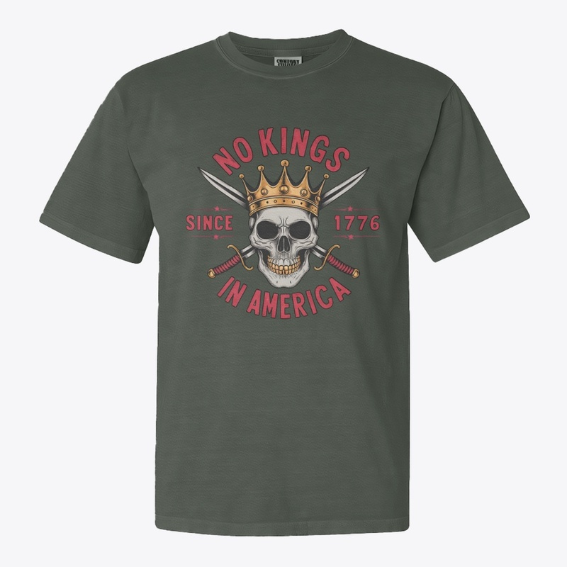 No Kings In America Design Since 1776