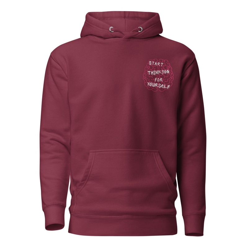 EMBROIDERED STFY BRAIN HOODIE