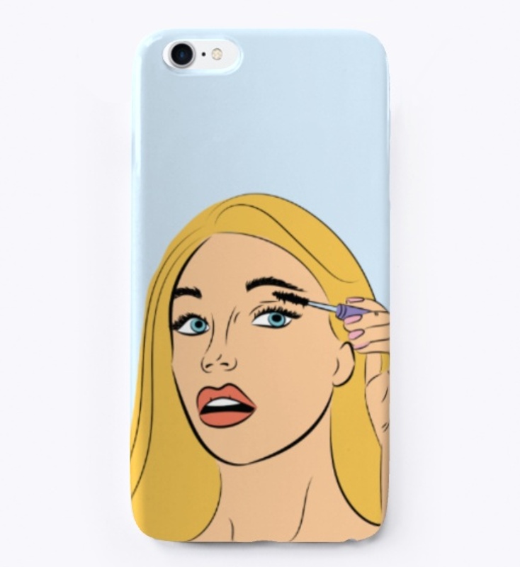 Blond  hair girl comic