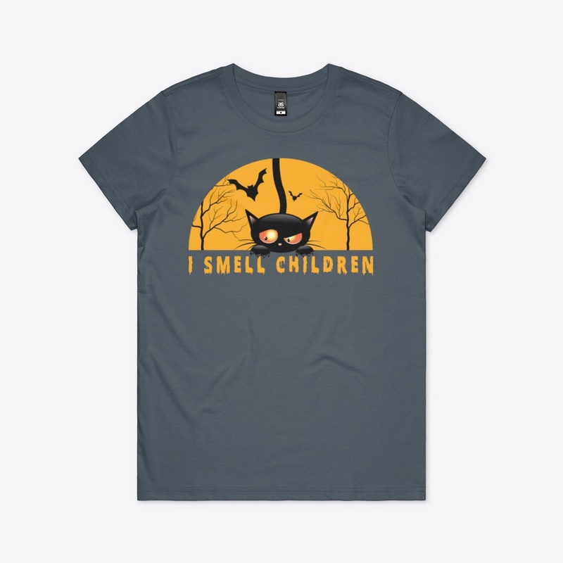 Black Cat Halloween T-Shirt