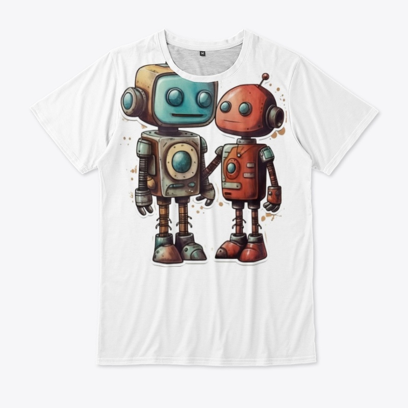 Retro Robo Companions Tee