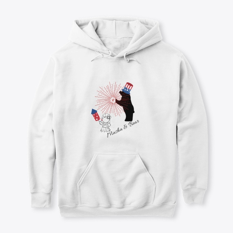 Masha & Bear 4th July Tee