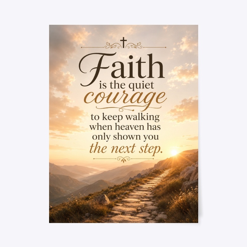 Keep Walking By Faith Art