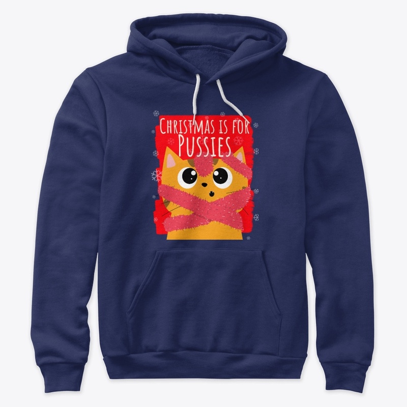 Christmas is for pussies, happy cat