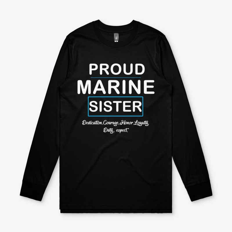 Proud Marine Sister Tshirt