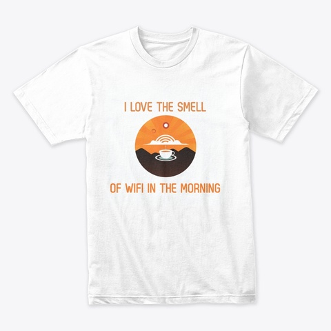 Sable And Roan   Wifi White Camiseta Front