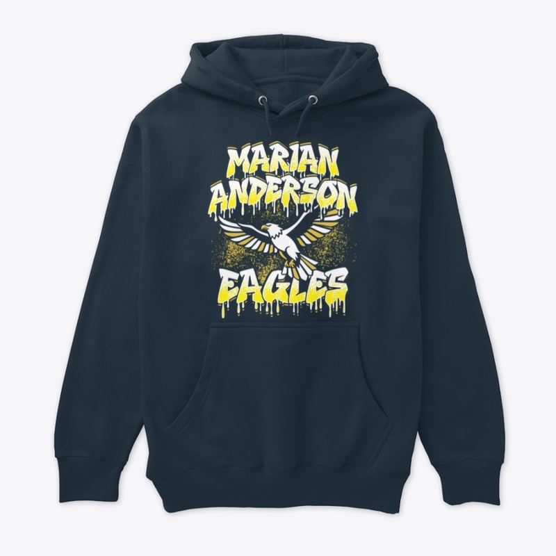 Graffiti Anderson Eagles Logo