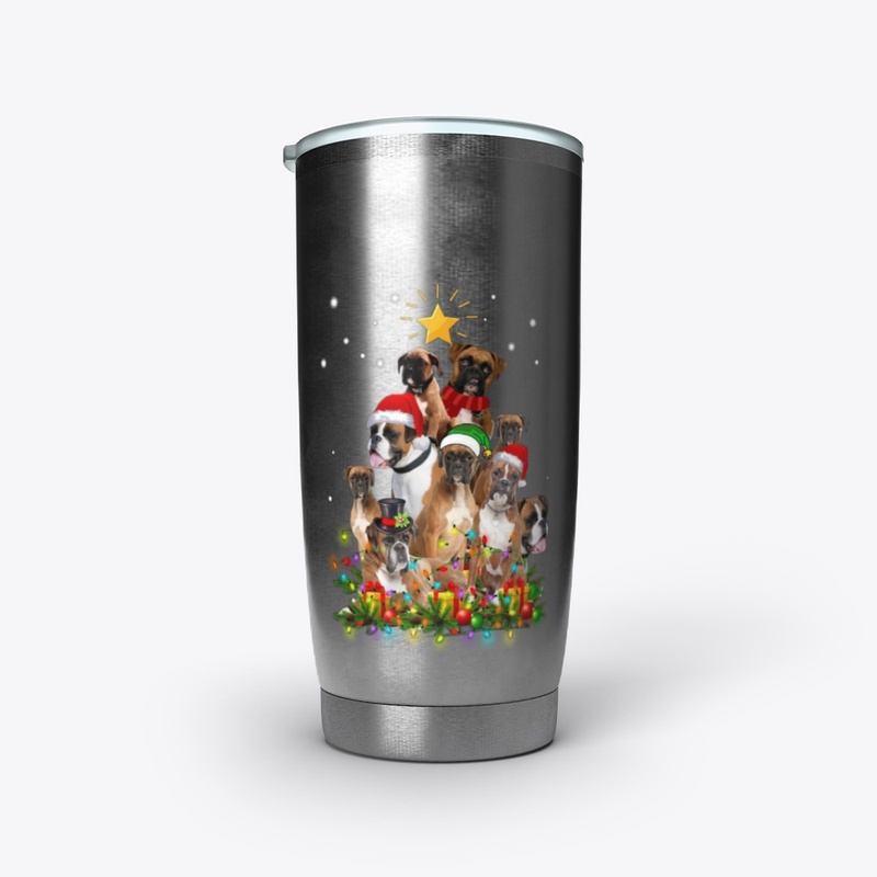 Boxer Dog Christmas T-Shirts