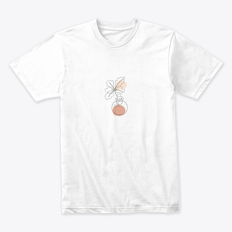 Monstera leaf line art t shirt