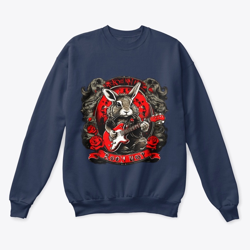 Rock N Roll Hop TShirt Design Tiger face
