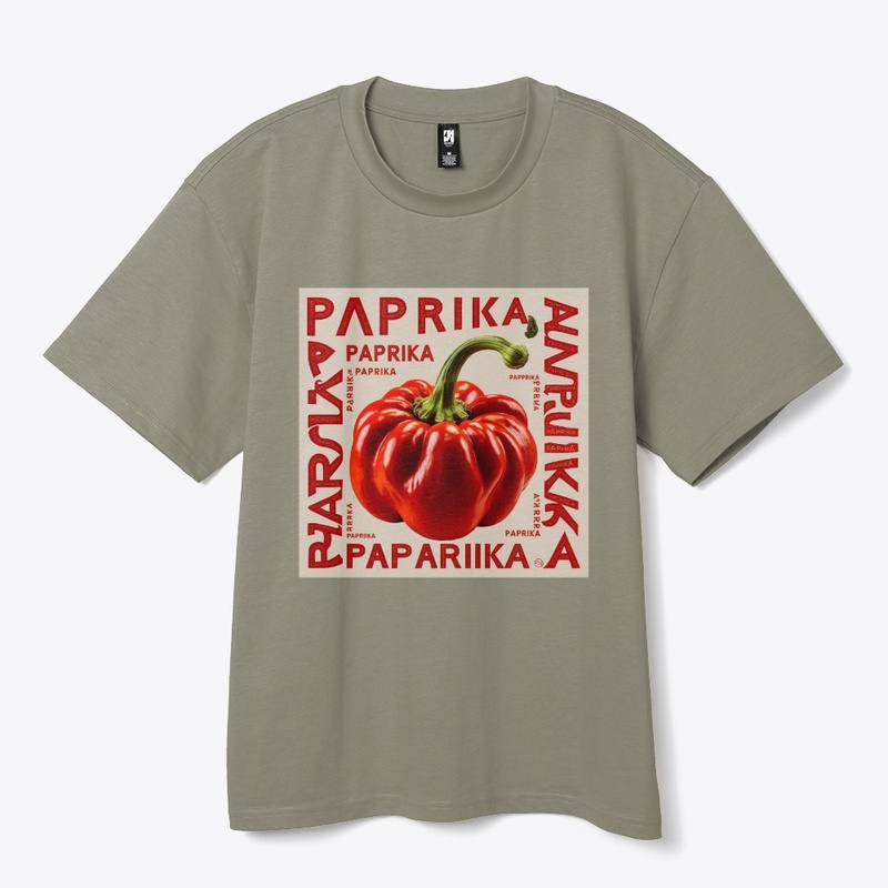 Paprika Typography| Bold Food Art Design