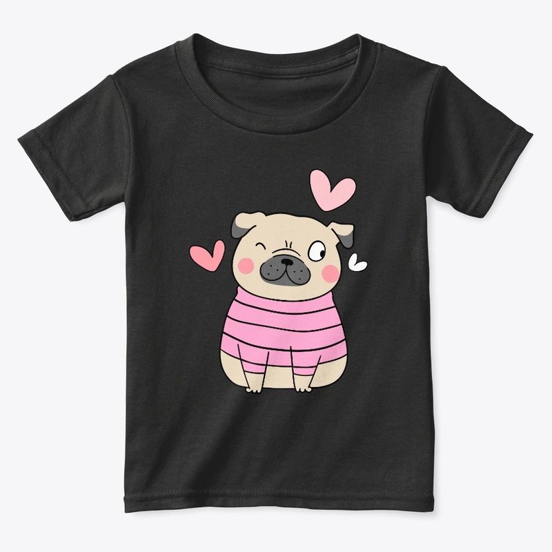 VALENTINE'S DAY PUPPY LOVE- Toddler Tee