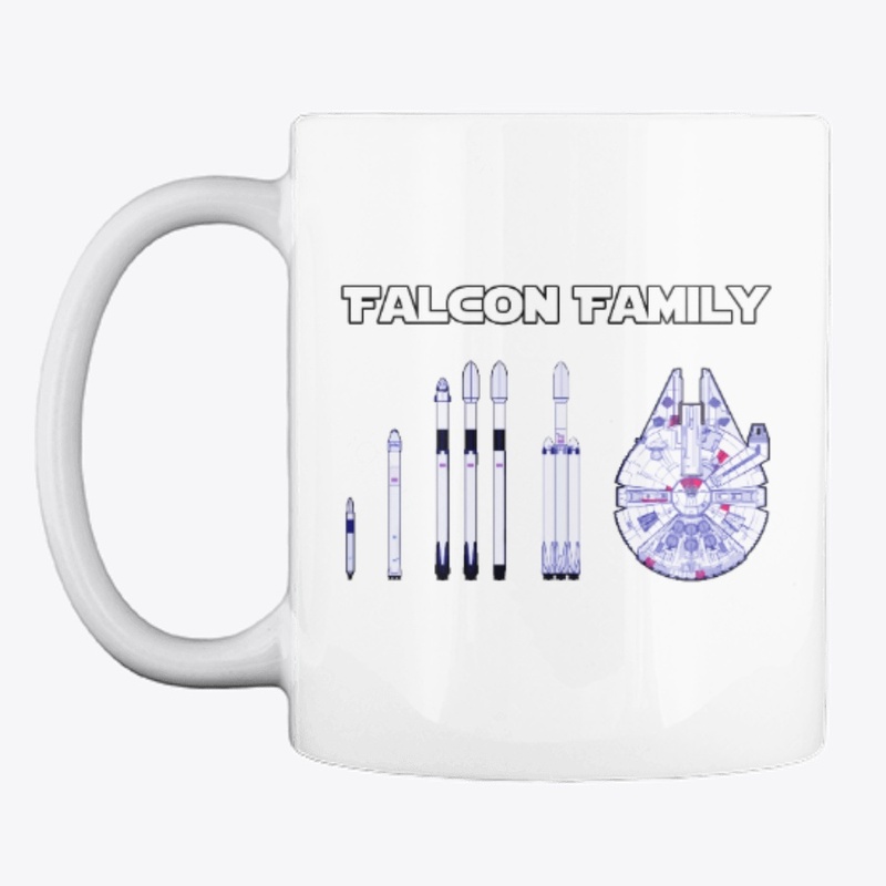 Falcon family - Mug