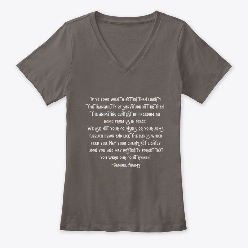 If ye love wealth light lettering