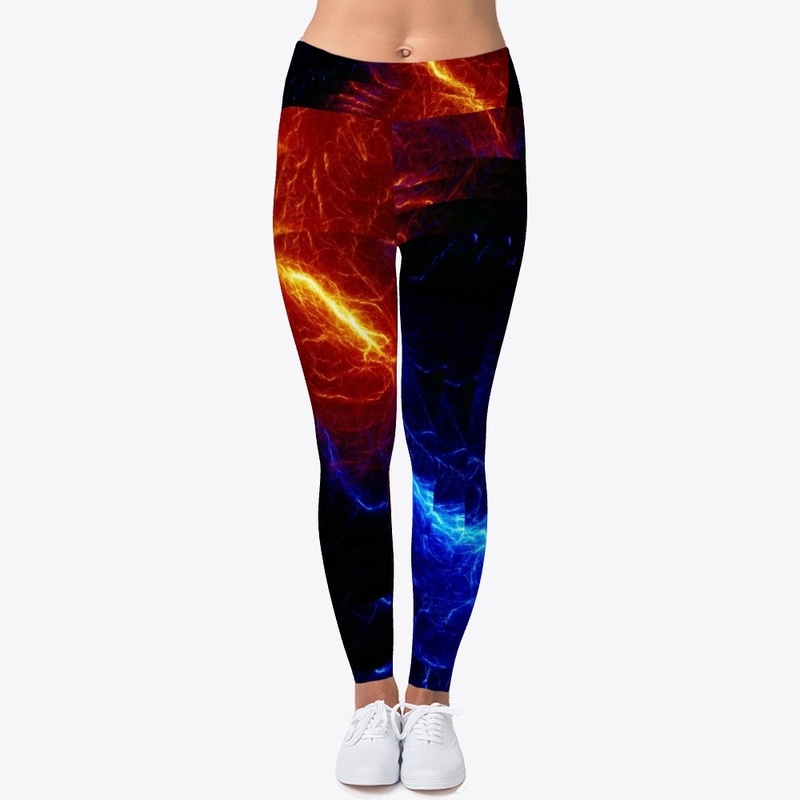 RED AND BLUE FLAME