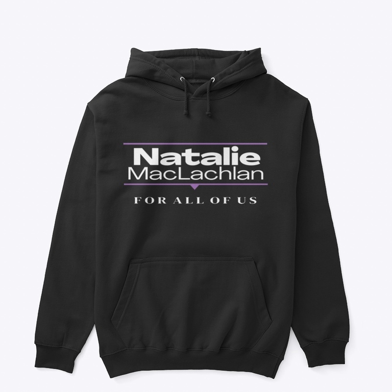 Natalie 4 All of Us: Purple White Logo