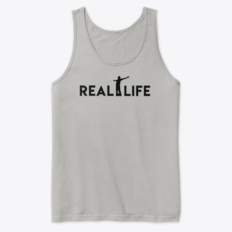 Men Top Basic Black Logo