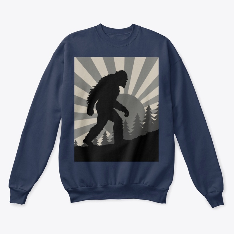 Bigfoot Forest Silhouette Sunrise Trail